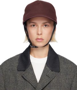 Maison Margiela Maison Margiela Burgundy Riding Cap