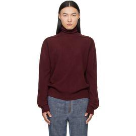 Maison Margiela Maison Margiela Burgundy Virgin Wool Turtleneck