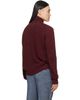 Maison Margiela Maison Margiela Burgundy Virgin Wool Turtleneck - 3