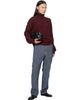 Maison Margiela Maison Margiela Burgundy Virgin Wool Turtleneck - 4
