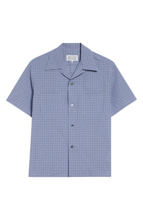 Maison Margiela Maison Margiela Check Linen & Cotton Camp Shirt