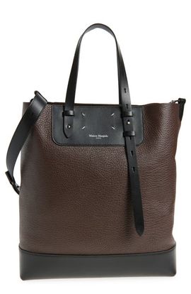 Maison Margiela Maison Margiela Colorblock Leather Vertical Tote