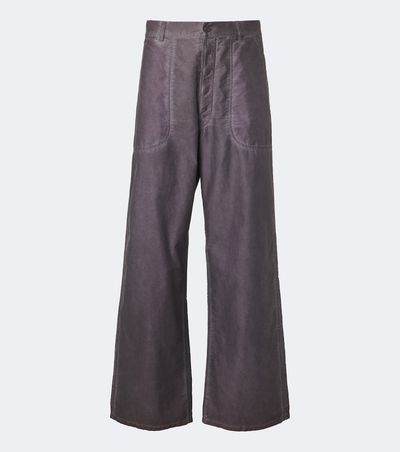 Maison Margiela Maison Margiela Cotton wide-leg pants