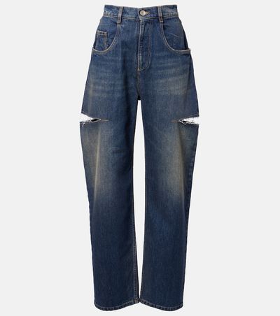 Maison Margiela Maison Margiela Distressed barrel-leg jeans
