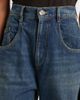 Maison Margiela Maison Margiela Distressed barrel-leg jeans - 4