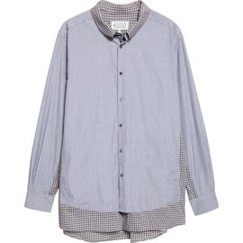 Maison Margiela Maison Margiela Double Layer Cotton Button-Up Shirt