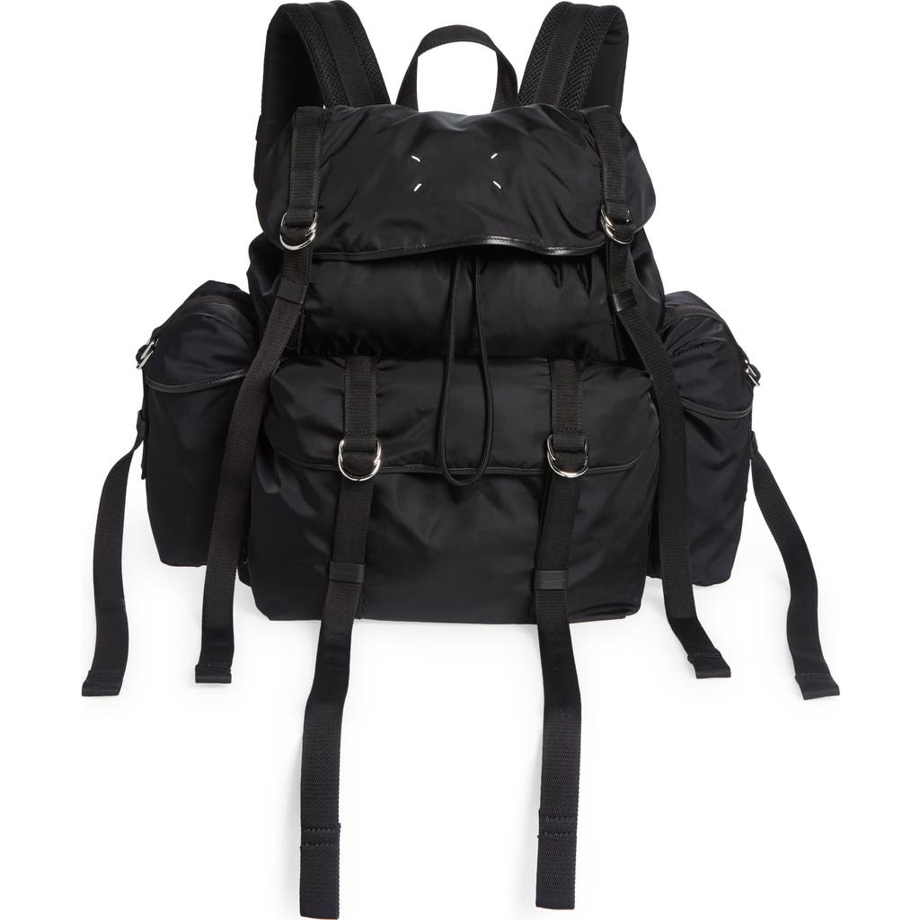 Maison Margiela Maison Margiela Extralarge High Tech Nylon & Leather Backpack