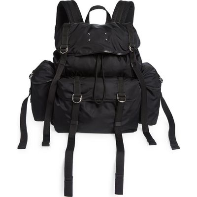 Maison Margiela Maison Margiela Extralarge High Tech Nylon & Leather Backpack