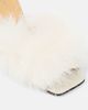 Maison Margiela Maison Margiela Feather-embellished mules - 6