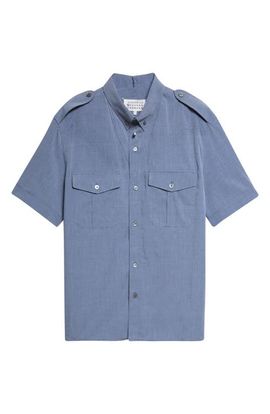 Maison Margiela Maison Margiela Foldable Short Sleeve Button-Down Shirt
