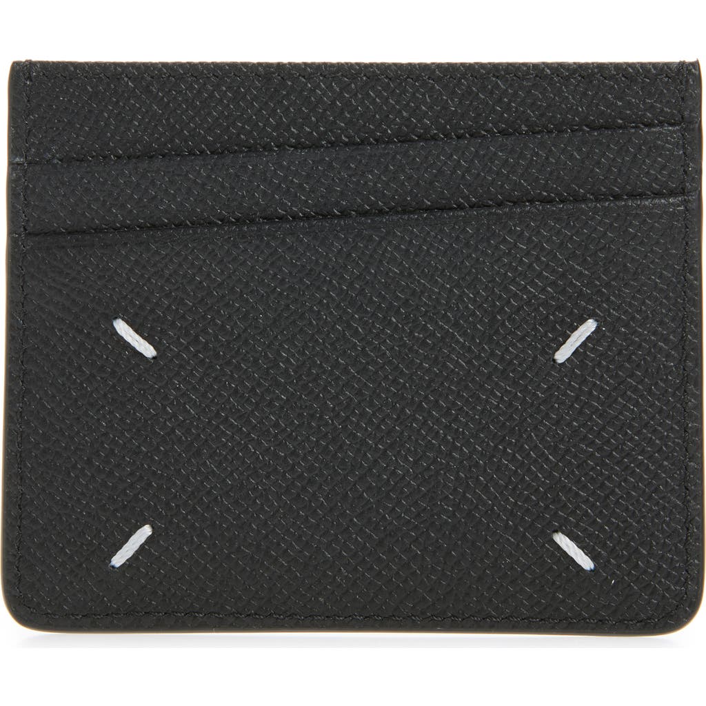Maison Margiela Maison Margiela Four Stitches Slim Leather Card Holder