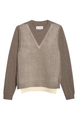 Maison Margiela Maison Margiela Fuse Trompe L'Oeil Virgin Wool Sweater