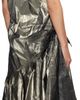 Maison Margiela Maison Margiela Gold & Black Crinkled Midi Dress - 3