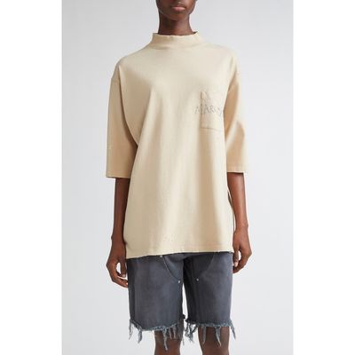 Maison Margiela Maison Margiela Graffiti Logo Paint Splattered Pocket T-Shirt
