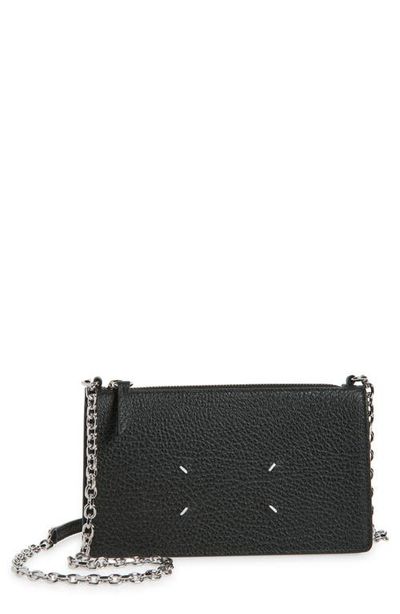 Maison Margiela Maison Margiela Grained Leather Wallet on a Chain