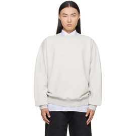 Maison Margiela Maison Margiela Gray 4-Stitch Sweatshirt