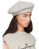 Maison Margiela Maison Margiela Gray 4-Stitch Wool Beret - 2