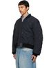 Maison Margiela Maison Margiela Gray & Black Reversible Bomber Jacket - 4