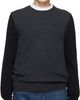 Maison Margiela Maison Margiela Gray & Black Two-Tone Wool Sweater - 1
