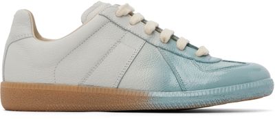 Maison Margiela Maison Margiela Gray & Blue Replica Sneakers