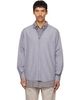 Maison Margiela Maison Margiela Gray & Brown Double Layer Cotton Shirt - 1