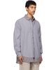 Maison Margiela Maison Margiela Gray & Brown Double Layer Cotton Shirt - 2