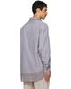 Maison Margiela Maison Margiela Gray & Brown Double Layer Cotton Shirt - 3