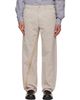 Maison Margiela Maison Margiela Gray Cotton Trousers - 1