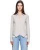 Maison Margiela Maison Margiela Gray Fitted Shirt - 1