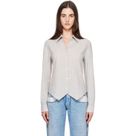 Maison Margiela Maison Margiela Gray Fitted Shirt