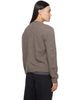 Maison Margiela Maison Margiela Gray Fused Knit Wool Crewneck Sweater - 3