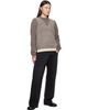 Maison Margiela Maison Margiela Gray Fused Knit Wool Crewneck Sweater - 4