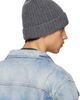 Maison Margiela Maison Margiela Gray Ribbed Beanie - 3
