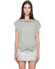 Maison Margiela Maison Margiela Gray Twisted Upside-Down T-Shirt - 1