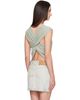 Maison Margiela Maison Margiela Gray Twisted Upside-Down T-Shirt - 3