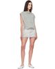 Maison Margiela Maison Margiela Gray Twisted Upside-Down T-Shirt - 4