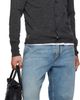 Maison Margiela Maison Margiela Gray Wool-Blend V-Neck Cardigan - 4