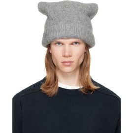 Maison Margiela Maison Margiela Gray Wool Beanie