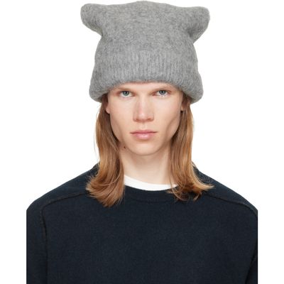 Maison Margiela Maison Margiela Gray Wool Beanie