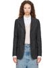 Maison Margiela Maison Margiela Gray Wool Blazer - 1