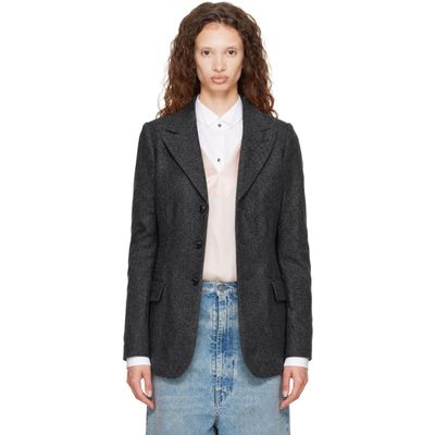 Maison Margiela Maison Margiela Gray Wool Blazer