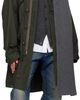 Maison Margiela Maison Margiela Gray Wool Hooded Scarf - 3