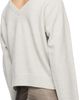 Maison Margiela Maison Margiela Gray Wool Knit Sweater - 3