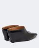 Maison Margiela Maison Margiela Heel-Less leather wedge mules - 3
