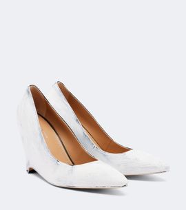 Maison Margiela Maison Margiela Heel-Less leather wedge pumps
