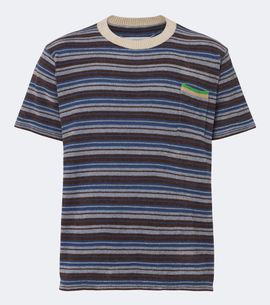 Maison Margiela Maison Margiela Knitted striped T-shirt