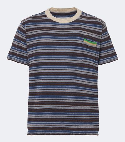 Maison Margiela Maison Margiela Knitted striped T-shirt