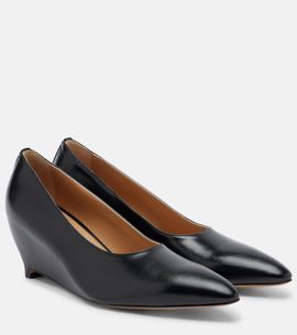 Maison Margiela Maison Margiela Leather wedge pumps