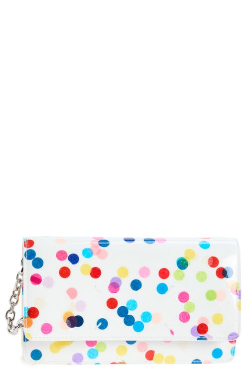 Maison Margiela Maison Margiela Medium Confetti Print Leather Wallet on a Chain