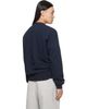 Maison Margiela Maison Margiela Navy Double-Layer Cotton Sweatshirt - 3